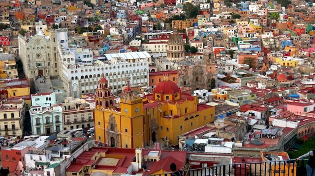 Colorful Mexican town